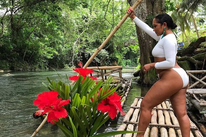 #1 Bamboo Rafting With foot Massage - The rural Jamaican setting and local stories