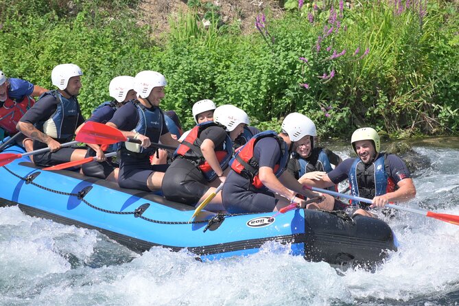 2 Hours of Guided Soft Rafting in the Gari River in Cassino - The first moments on the river