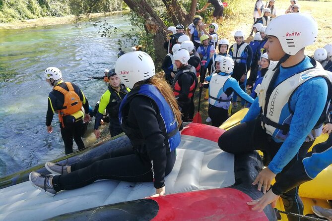 3 Hours of Super Rafting in Cassino - Getting ready with wetsuit, helmet, and life jacket