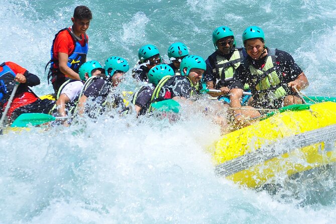3 in 1 Whitewater Rafting, Buggy/Quad Ride and Zipline with Lunch - Cold water and busy boats on the 14-kilometer rafting run