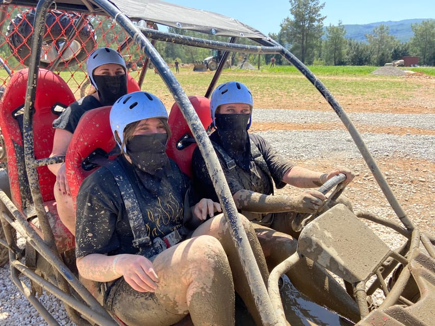 3in1 Combo Tour: Rafting&Buggy&Zipline Tour - Buggy or quad riding on muddy trails