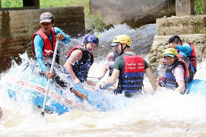 5 km Rafting, ATV & Zipline Tour From Krabi - A quick zipline run