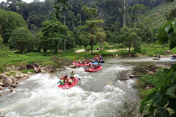 7km White Water Rafting Adventure Tour From Krabi - What Happens During the Five-Hour Adventure Block