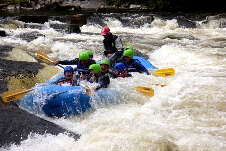 Aberfeldy: Rafting on the River Tay - The 30-minute safety briefing comes first