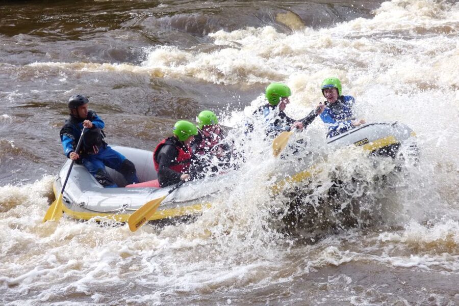 Aberfeldy: Rafting on the River Tay - Grandtully marks the end of the river section