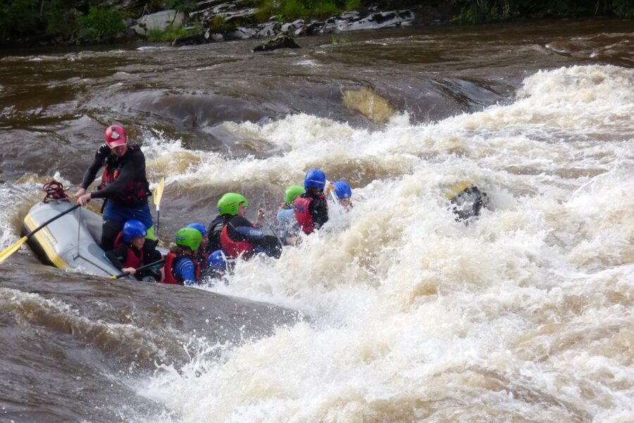 Aberfeldy: Rafting on the River Tay - Arriving at Splash White Water Rafting in Aberfeldy