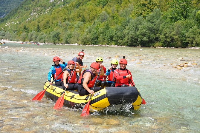 Adventure Rafting on Soca River in Bovec With Photos - Paddling through the Soča’s clear water