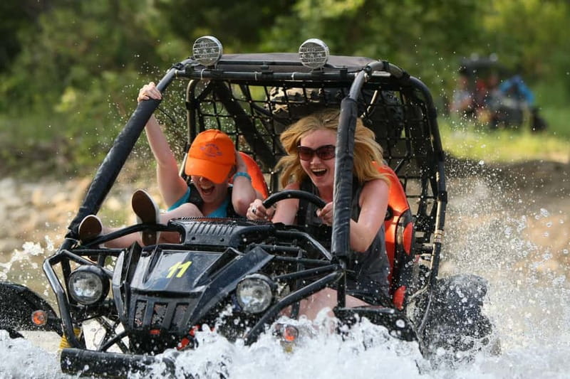 Alanya /Antalya /Side Rafting and Buggy, Quad Option Zipline - Buggy or quad safari across rough ground