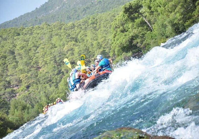 Alanya /Antalya /Side Rafting and Buggy, Quad Option Zipline - The optional zipline over the canyon