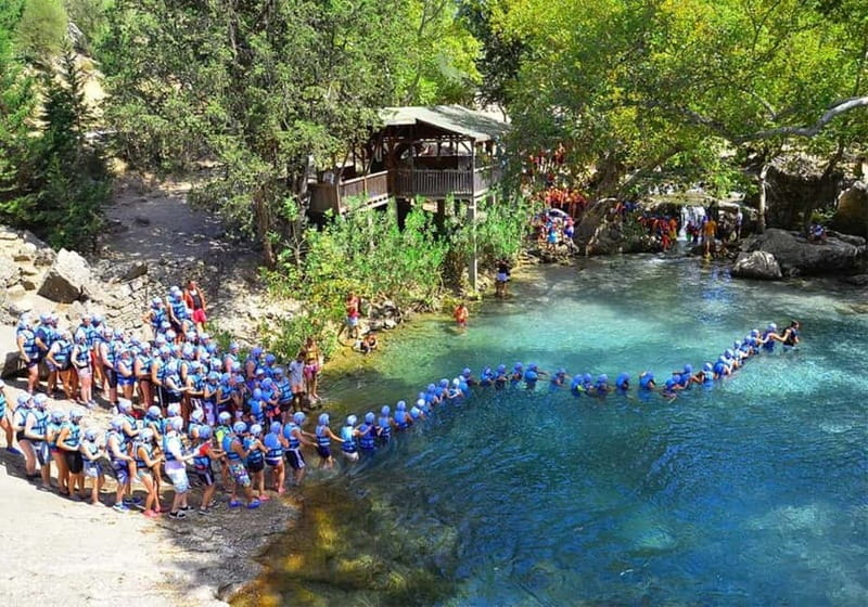Alanya /Antalya /Side Rafting and Buggy, Quad Option Zipline - The rafting briefing and first 7 kilometers