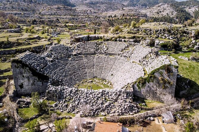 Alanya Eagle Canyon Tour With Rafting Or Selge Ancient City - Selge Ancient City above the mountains