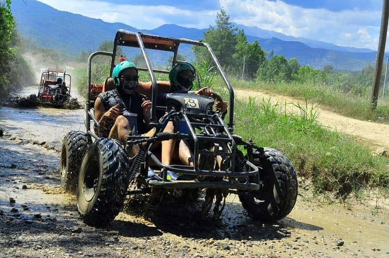 Alanya: Private Rafting, Zipline, Quad or Buggy w/ Lunch - Lunch by the river