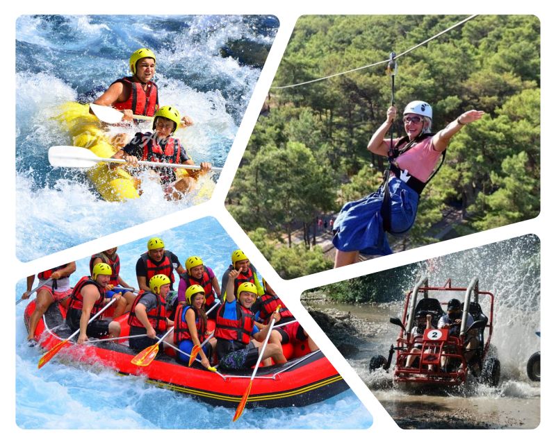 Alanya : Rafting, Quad/ Buggy & Zipline Adventure Combo Tour - Booking, cancellation, and value