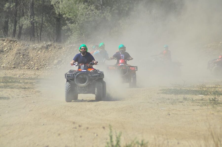 Alanya: Rafting, Zipline, Quad, Buggy, Jeep Tour with Lunch - The zipline across the river