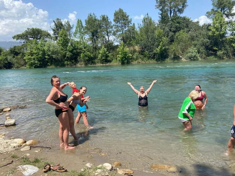 Alanya/Side/Antalya: Canyon Rafting, Buggy & Zipline Tour - Starting with the bridge and the swimming course
