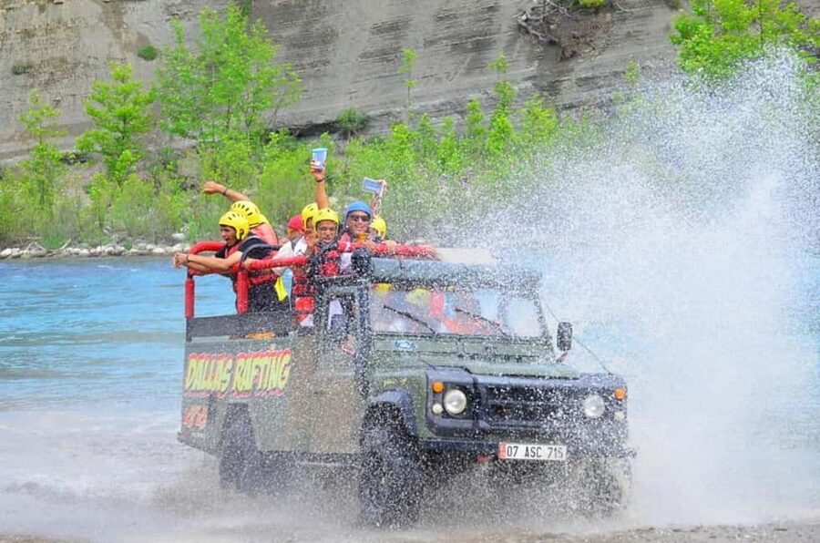 Alanya/Side/Antalya: Rafting, Zipline, Quad & Jeep Safari - Rafting the Köprüçay River