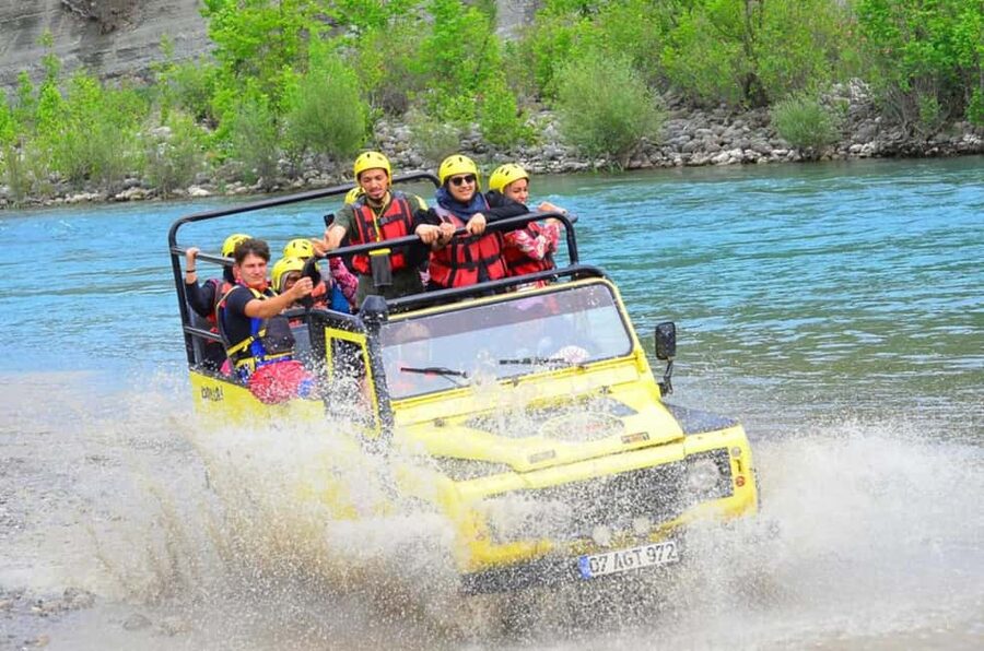 Alanya/Side/Antalya: Rafting, Zipline, Quad & Jeep Safari - Jeep safari through rocky mountain paths