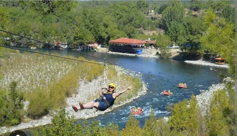 Alanya/Side/Belek: Rafting Mix W/Jeep, Quad, Zipline options - Fourteen kilometers of level 2 rafting