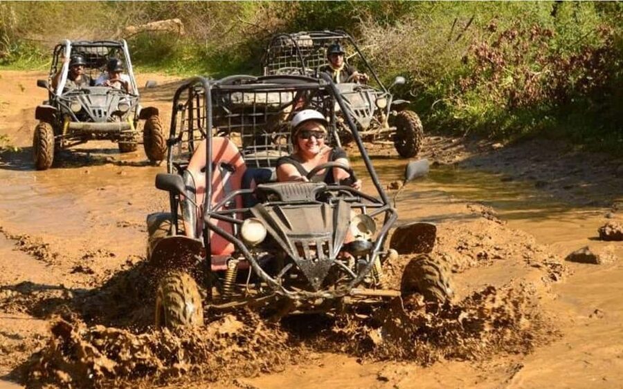 Alanya/Side: Rafting, Zipline & Quad in Canyon with Lunch - ATV and buggy rides through rough terrain