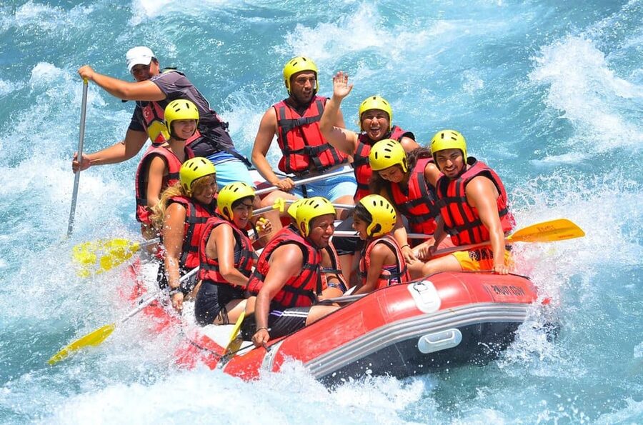 Alanya/Side: Rafting, Zipline & Quad in Canyon with Lunch - The zipline over the canyon