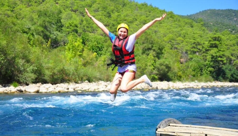 Alanya & Side: Whitewater Rafting in Koprulu Canyon - Walking into the canyon before the rafting begins