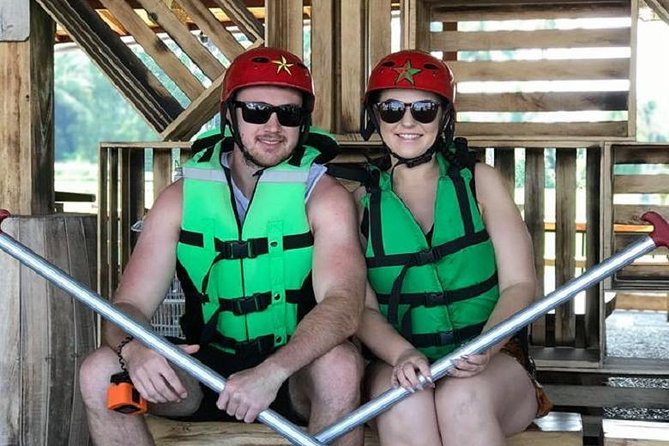 All Inclusive Bali Quad Bike and White Water Rafting - The guide team and the ride between activities