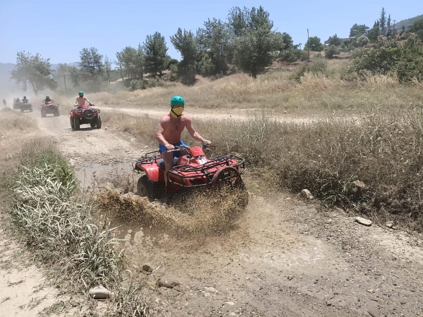 Antalya: Buggy or Quad and Rafting Tour with Lunch - Lunch with chicken, rice, and local sides