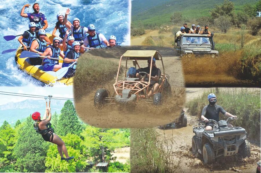 Antalya Buggy, Quad, Jeep, Rafting & Zipline Tour with Lunch - Key things to know before booking