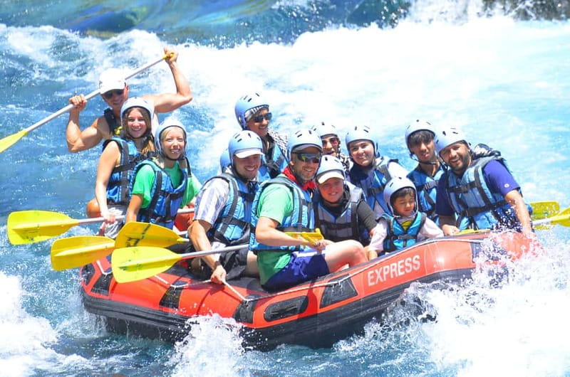 Antalya Buggy, Quad, Jeep, Rafting & Zipline Tour with Lunch - The first 45 minutes on the river