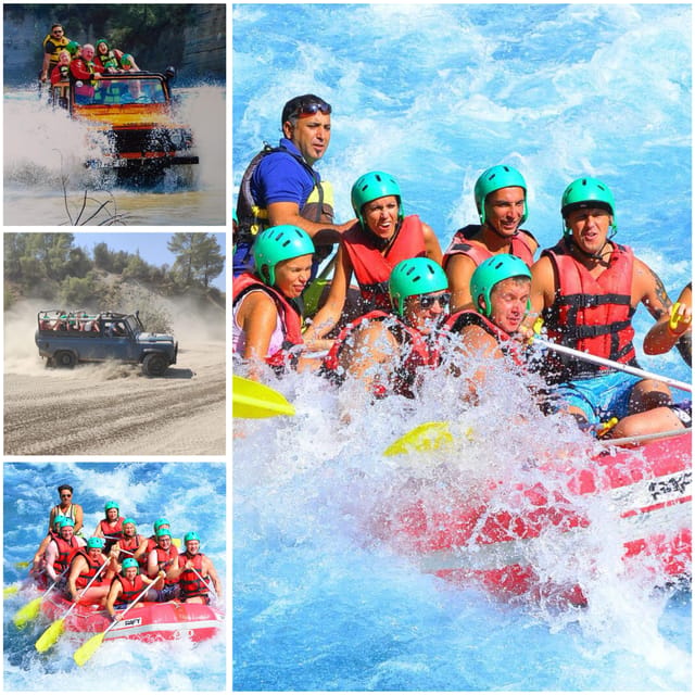Antalya: Jeep Safari,Rafting,Canyon Visit with Lunch - At a glance: what makes this day useful