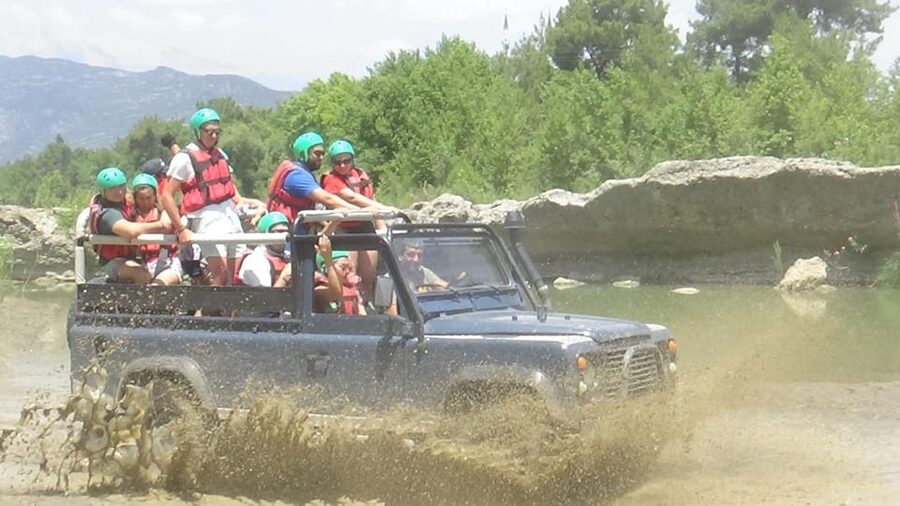 Antalya: Jeep Safari,Rafting,Canyon Visit with Lunch - Hotel pickup sets the pace for the morning