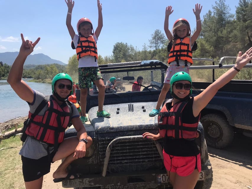 Antalya: Jeep Safari,Rafting,Canyon Visit with Lunch - Lunch beside the river, not just a quick refuel