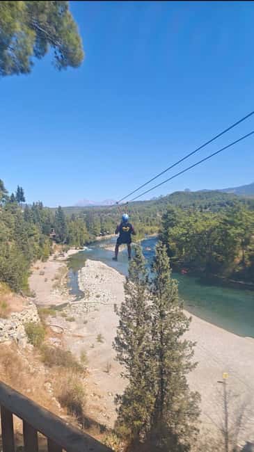 Antalya: Köprülü Canyon Rafting and Zipline Adventure - The second 45-minute rafting stretch