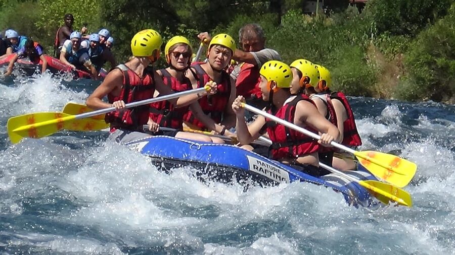 Antalya: Rafting at Köprülü Canyon + Lunch - Base camp safety briefing and gear fitting