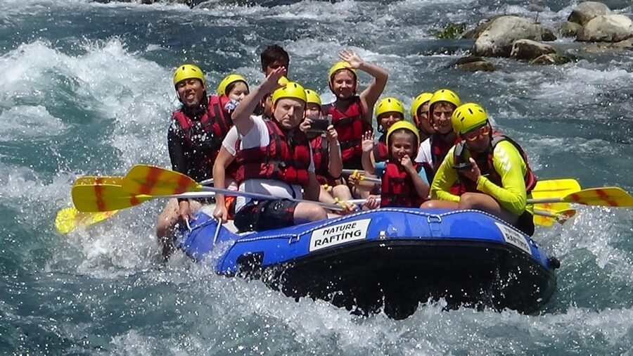 Antalya: Rafting at Köprülü Canyon + Lunch - The short walk into the canyon