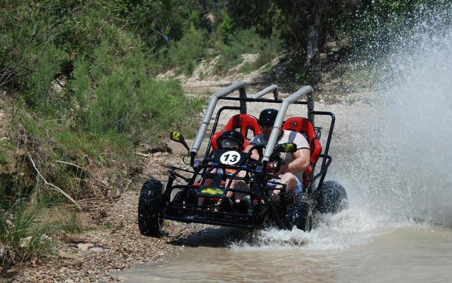 Antalya Rafting, Buggy/Quad, Zipline & Lunch with Swim Break - Lunch by the river after the action