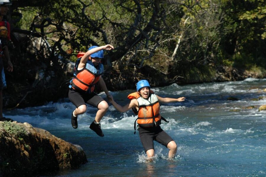 Antalya: Super Combo Quad, Buggy, Rafting & Zipline w/Lunch - Ziplining across the river