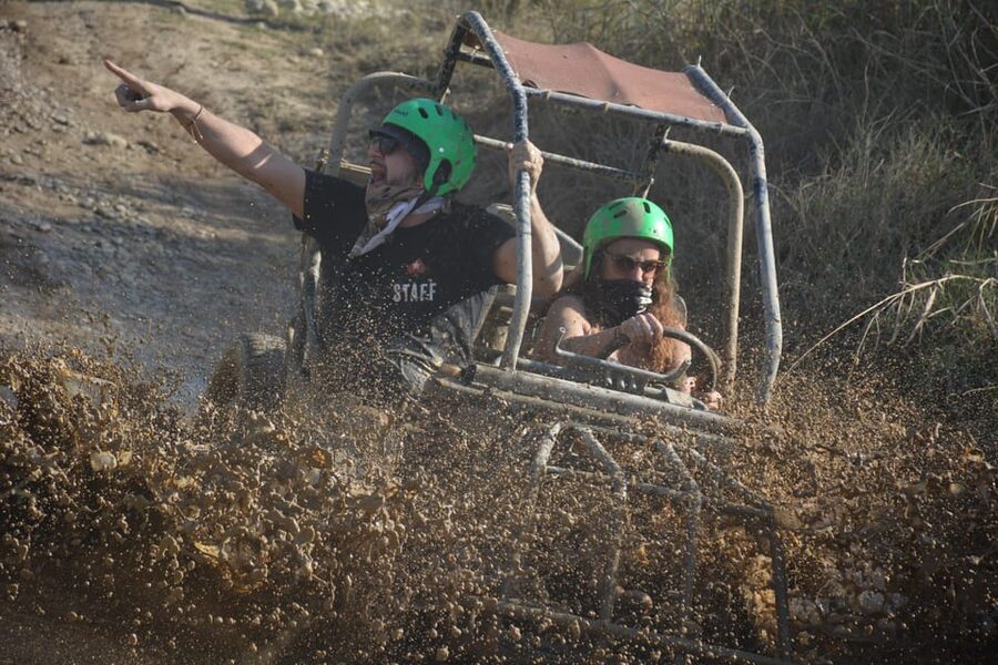 Antalya: Ziplining, Rafting, Jeep Tour & Quad Safari w/Lunch - Fourteen kilometers of rafting