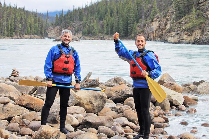 Athabasca Canyon Run Family Rafting: Class II Plus Rapids - The quieter final stretch