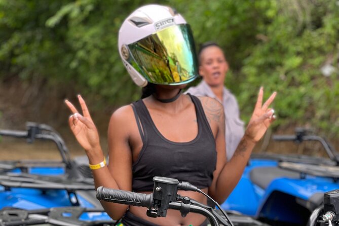 ATV and Bamboo Rafting With limestone foot massage and transport - The air-conditioned ride from Montego Bay