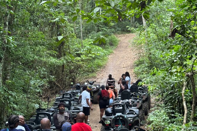 ATV Bamboo Rafting and Horseback Riding in Montego Bay - Bamboo rafting slows the pace