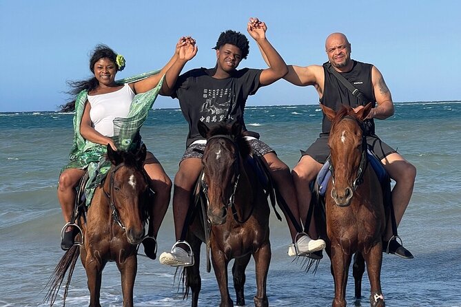 ATV, Bamboo Rafting, Horseback Ride Guided Tour from Montego Bay - Scotchies for a casual Jamaican lunch