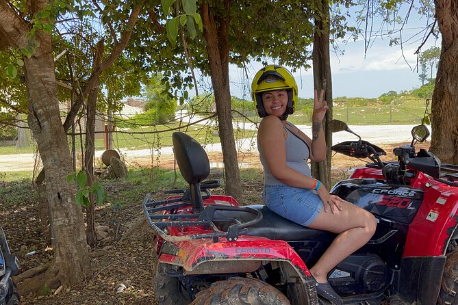 ATV Quad Biking and Bamboo Rafting with limestone foot massage. - From engines to bamboo on the Great River