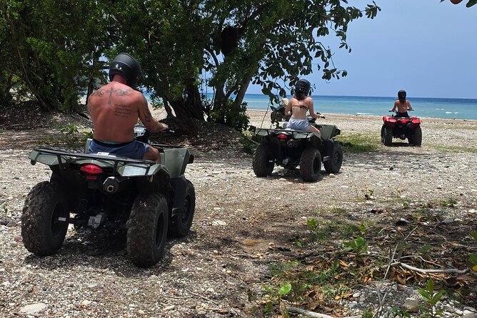 ATV Ride Blue Hole and Bamboo Rafting Tour - Blue Hole: the refreshing start