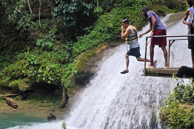 ATV Ride Blue Hole and Bamboo Rafting Tour - Bamboo rafting brings the pace down