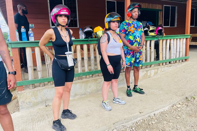 ATV Tour, Limestone Bamboo Rafting and Transportation - Lethe River rafting with limestone and local stories