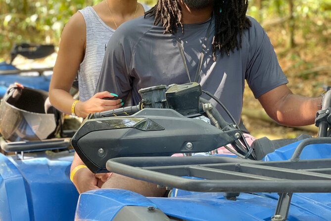 ATV, Zipline, Horseback, Bamboo Rafting and Rick’s Cafe - ATV riding through Jamaica’s muddy back roads
