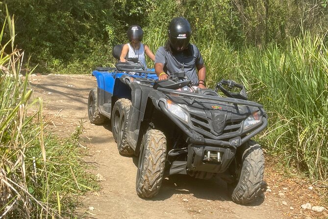 ATV, Zipline, Horseback, Bamboo Rafting and Rick’s Cafe - Ziplining with a personal cheer squad