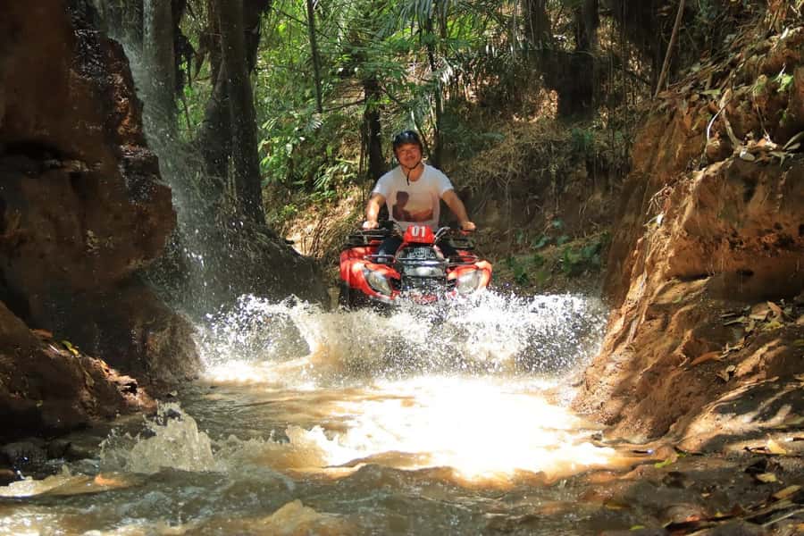 Bali: ATV and Ayung River Rafting Adventure Combo - Jungle tracks, mud, and rice terraces