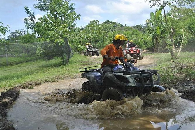 Bali ATV Quad Bike and River Rafting with private transfer - Waterfalls, caves, and mud on the ATV route